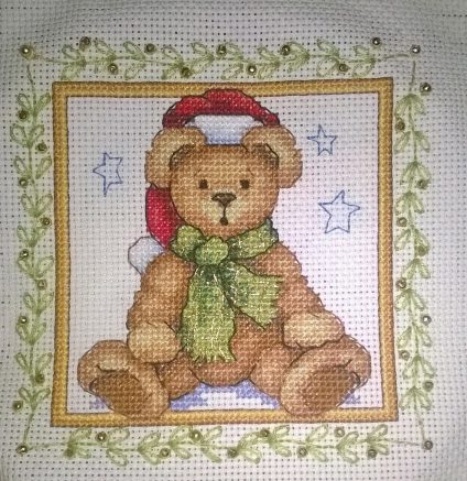 Finished Christmas Teddy